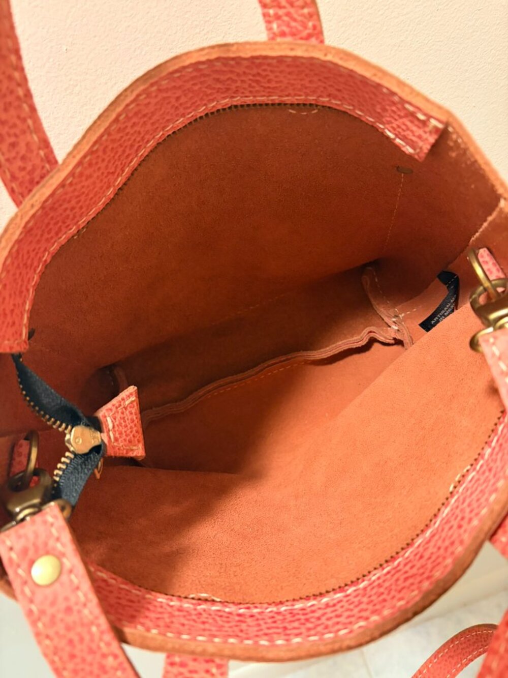 PLG Mini Crossbody Tote – Bubblegum 💗 with Zipper top - Picture 5 of 8